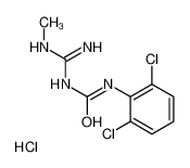 1-(2,6-dichlorophenyl)-3-(N'-methylcarbamimidoyl)urea,hydrochloride_68656-74-6