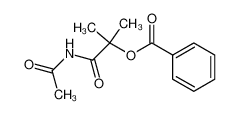 N-acetyl-2-benzoyloxy-2-methyl-propionamide_68659-47-2