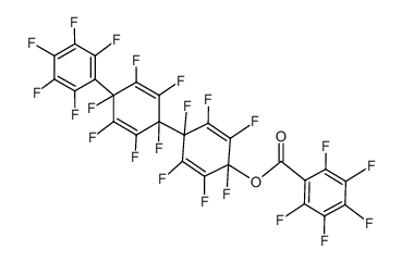 4-Pentafluorphenyl-4'-pentafluorbenzoyloxy-dodecafluor-1,1',4,4'-tetrahydro-biphenyl_68659-86-9
