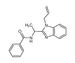 N-[1-(1-allyl-1H-benzoimidazol-2-yl)ethyl]benzamide_686736-03-8