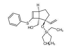 ((1R,2S,5R)-7-Phenylsulfanyl-2-triethylsilanyloxy-2-vinyl-bicyclo[3.2.0]hept-6-en-1-yl)-methanol_686737-94-0