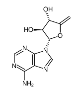 1-(6-amino-purin-9-yl)-α-D-threo-1,5-dideoxy-pent-4-enofuranose_68674-28-2