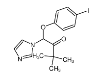 1-imidazol-1-yl-1-(4-iodo-phenoxy)-3,3-dimethyl-butan-2-one_68675-69-4