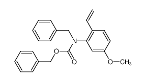 benzyl benzyl(5-methoxy-2-vinylphenyl)carbamate_686775-95-1