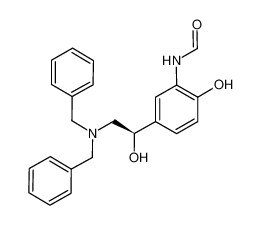 (5-{(1R)-2-[bis(phenylmethyl)amino]-1-hydroxyethyl}-2-hydroxyphenyl)formamide_686780-69-8