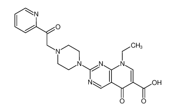 8-Ethyl-5-oxo-2-[4-(2-oxo-2-pyridin-2-yl-ethyl)-piperazin-1-yl]-5,8-dihydro-pyrido[2,3-d]pyrimidine-6-carboxylic acid_68689-81-6