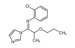 1-[N-(2-chloro-phenyl)-2-propoxy-propionimidoyl]-1H-imidazole_68694-05-3