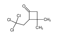 2,-(2',2',2'-trichloroethyl)-3,3-dimethylcyclobutanone_68697-09-6