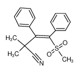 3-Cyano-3-methyl-1,2-diphenylbut-1-en-1-yl-methylsulfon_68707-59-5