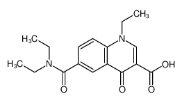 6-diethylcarbamoyl-1-ethyl-4-oxo-1,4-dihydro-quinoline-3-carboxylic acid_68708-73-6