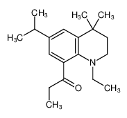 1-(1-ethyl-6-isopropyl-4,4-dimethyl-1,2,3,4-tetrahydroquinolin-8-yl)propan-1-one_687134-76-5