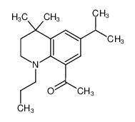 1-(6-Isopropyl-4,4-dimethyl-1-n-propyl-1,2,3,4-tetrahydro-quinolin-8-yl)-ethanone_687134-77-6