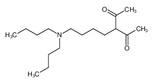 3-(4-Dibutylamino-butyl)-pentan-2,4-dion_68720-23-0