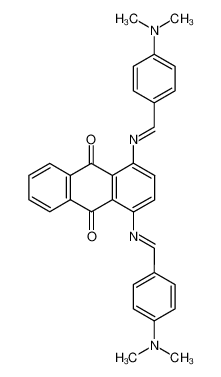 1,4-Bis-{[1-(4-dimethylamino-phenyl)-meth-(Z)-ylidene]-amino}-anthraquinone_68727-46-8