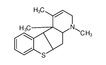 1H-(1)Benzothieno(3',2':3,4)cyclopenta(1,2-b)pyridine,2,4a,4b,9a,10,10a-hexahydro-1,4,4a-trimethyl_68735-38-6
