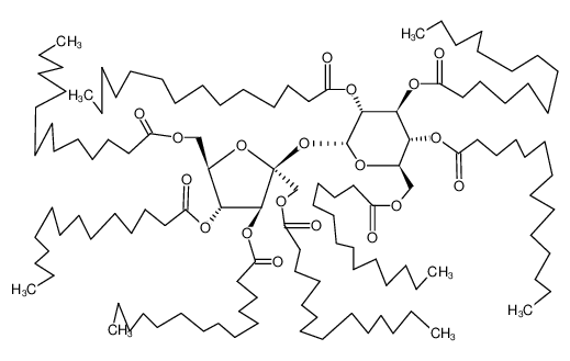 (tetra-O-myristoyl-β-D-fructofuranosyl)-(tetra-O-myristoyl-α-D-glucopyranoside)_68735-84-2