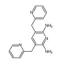 3,5-bis(pyridin-2-ylmethyl)pyridine-2,6-diamine_68752-24-9