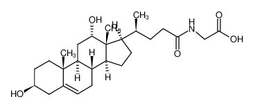 N-(3β,12α-dihydroxy-5-cholen-24-oyl)glycine_68753-55-9