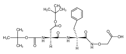 (S)-3-tert-Butoxycarbonylamino-N-((S)-1-carboxymethoxycarbamoyl-2-phenyl-ethyl)-succinamic acid tert-butyl ester_68760-23-6