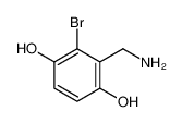 2-(aminomethyl)-3-bromobenzene-1,4-diol_687607-67-6