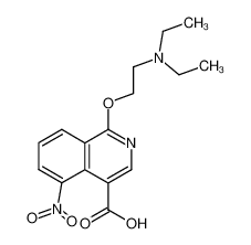 4-Carboxy-1-(2-diethylaminoethoxy)-5-nitroisochinolin_68765-19-5