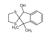 1,1-dimethyl-1,3-dihydrospiro[indene-2,2'-[1,3]dithiolan]-3-ol_68776-68-1