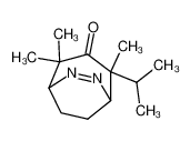 2-isopropyl-2,4,4-trimethyl-6,7-diaza-bicyclo[3.2.2]non-6-en-3-one_68782-19-4