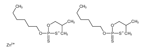 zinc,hexoxy-(2-methylpropoxy)-sulfanylidene-sulfido-λ(sup)5(/sup)-phosphane_68784-34-9