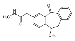 N-Methyl-2-(5-methyl-11-oxo-6,11-dihydro-5H-dibenzo[b,e]azepin-2-yl)-acetamide_68788-25-0