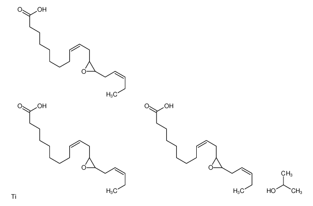 (E)-11-[3-[(E)-pent-2-enyl]oxiran-2-yl]undec-9-enoic acid,propan-2-ol,titanium_68797-79-5