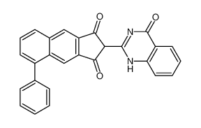 2-(4-oxo-1,4-dihydroquinazolin-2-yl)-5-phenyl-1H-cyclopenta[b]naphthalene-1,3(2H)-dione_688006-60-2