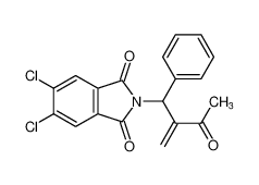 5,6-dichloro-2-(2-methylene-3-oxo-1-phenylbutyl)isoindoline-1,3-dione_688012-98-8