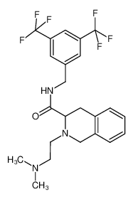 N-[3,5-bis(trifluoromethyl)benzyl]-2-[2-(dimethylamino)ethyl]-1,2,3,4-tetrahydroisoquinoline-1-carboxamide_688024-94-4