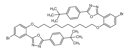 1,10-bis(4-bromo-2-(5-(4-(tert-butyl)phenyl)-1,3,4-oxadiazol-2-yl)phenoxy)decane_688041-43-2
