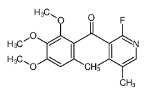 (2-fluoro-4-iodo-5-methylpyridin-3-yl)(2,3,4-trimethoxy-6-methylphenyl)methanone_688046-46-0