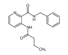 N-benzyl-3-(butyrylamino)pyridine-2-carboxamide_688049-48-1