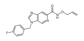 N-(allyloxy)-3-(4-fluorobenzyl)-3H-imidazo[4,5-c]pyridine-6-carboxamide_688314-10-5