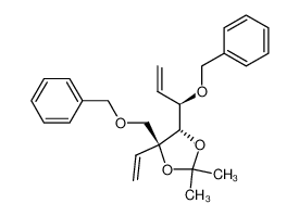 (4S,5S)-5-((R)-1-Benzyloxy-allyl)-4-benzyloxymethyl-2,2-dimethyl-4-vinyl-[1,3]dioxolane_688317-59-1