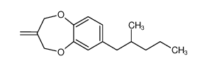 3-Methylene-7-(2-methyl-pentyl)-3,4-dihydro-2H-benzo[b][1,4]dioxepine_688348-73-4
