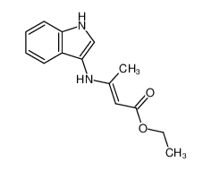 3-indol-3-ylamino-but-2-enoic acid ethyl ester_68835-01-8