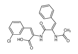 N-Acetyldehydrophenylalanyldehydro-(3-chlorphenyl)-alanin_68835-31-4
