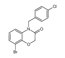 8-bromo-4-(4-chloro-benzyl)-4H-benzo[1,4]oxazin-3-one_688363-59-9