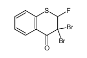 3,3-dibromo-2-fluoro-thiochroman-4-one_68847-93-8