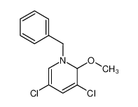 N-Benzyl-2-methoxy-3,5-dichlor-1,2-dihydropyridin_68854-42-2