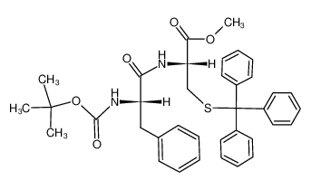 N-(tert-butyloxycarbonyl)phenylalanyl-S-tritylcysteine methyl ester_68869-58-9