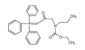 [2-Oxo-3-(triphenyl-λ5-phosphanylidene)-propyl]-propyl-carbamic acid ethyl ester_68869-73-8