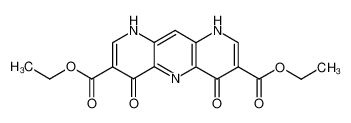 4,6-dioxo-1,4,6,9-tetrahydro-pyrido[3,2-b][1,5]naphthyridine-3,7-dicarboxylic acid diethyl ester_68871-15-8