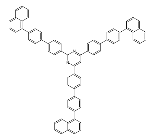Pyrimidine, 2,4,6-tris[4'-(1-naphthalenyl)[1,1'-biphenyl]-4-yl]-_688743-22-8