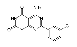 Pyrido[4,3-d]pyrimidine-5,7(6H,8H)-dione, 4-amino-2-(3-chlorophenyl)-_688754-92-9