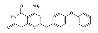 4-amino-2-(4-phenoxybenzyl)pyrido[4,3-d]pyrimidine-5,7(6H,8H)-dione_688755-02-4